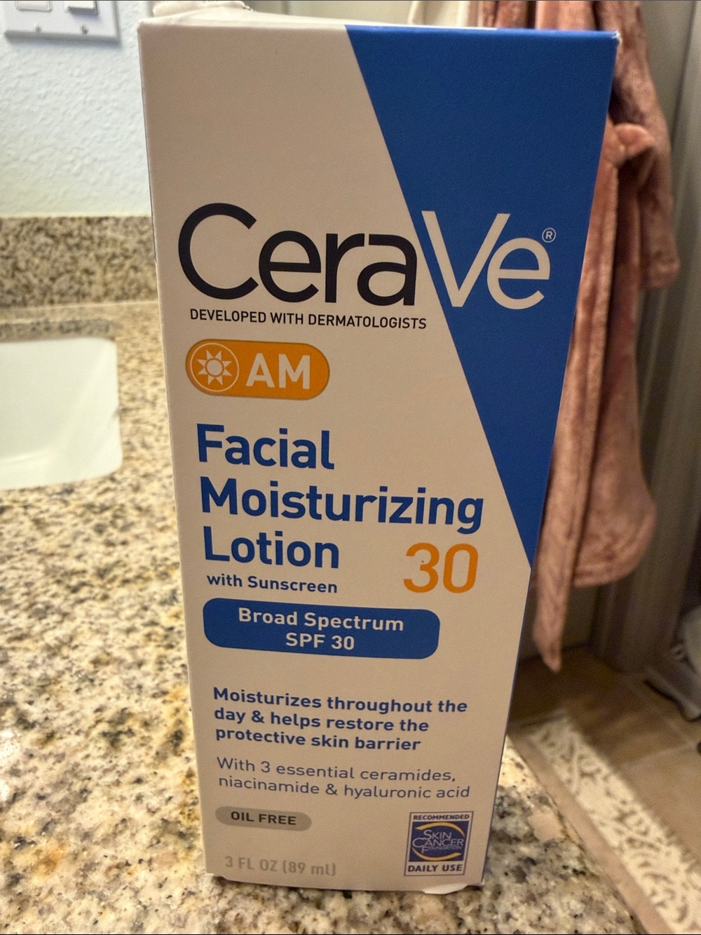 Cera Ve AM Facial Moisturizing Lotion SPF 30 - UNOPENED BRAND NEW